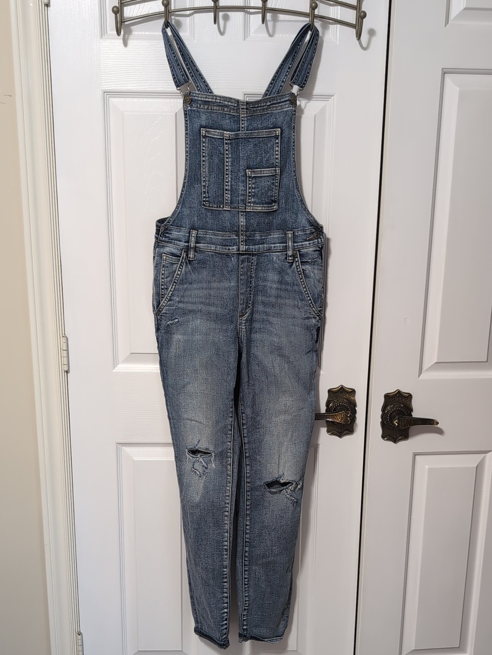 Silver Jeans Overalls Distressed Women's Size Small
